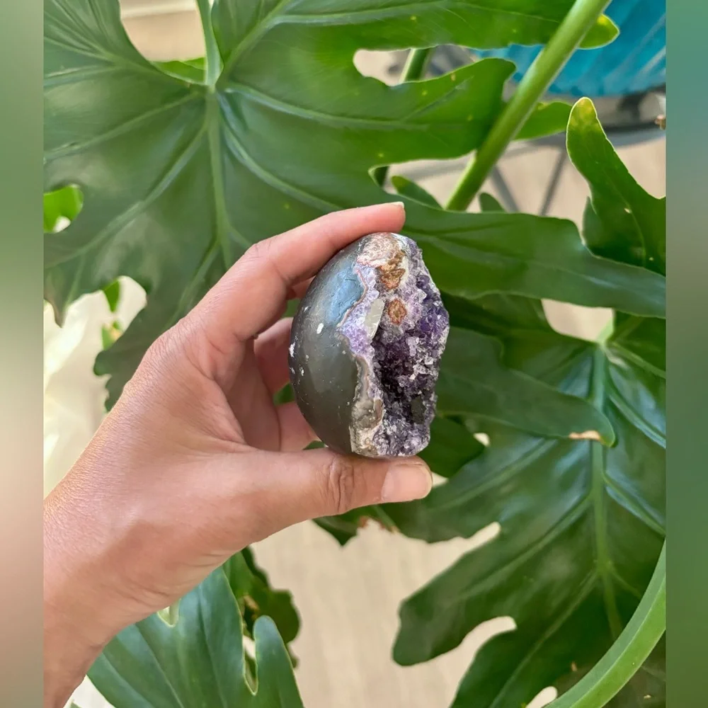 Amethyst Egg from Brazil ~ Easter Egg
